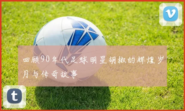 回顾90年代足球明星胡椒的辉煌岁月与传奇故事